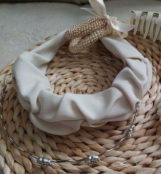 NOVÉ vlasové doplnky a svadobné náušnice (osobný odber) - 11