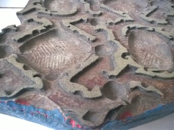 Veľká Starožitná forma -modrotlač - 11