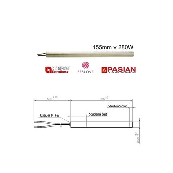 Zapaľovacie špirále (odporové zapalovače) pre peletové pece - 11