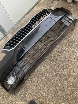 predni naraznik skoda superb ii 13-15 cerny maska - 11