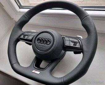 AUDI MULTIFUNKCNY VOLANT ZKOSENY RS PADLAMI - 11