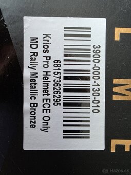 Helma na motorku - Klim
MD Raly Metallic Bronze - 11