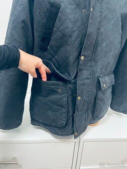 Prešívaná Bunda s Tartanom (Barbour štýl) vel L - 11