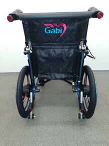 Odlehčený skládací elektrický invalidný vozík - 11