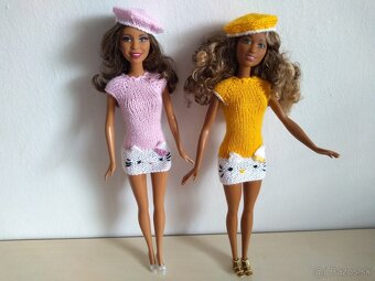 Nohavice top skladaná sukňa roláčik pre bábiky barbie Ken - 11