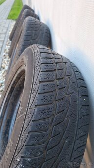 4x plechové disky 6Jx15 ET38 + zimné pneu 185/60 R15 - 11