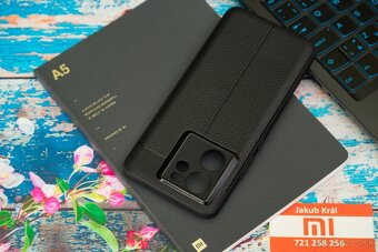 Puzdro s koženkovým vzorom pre Xiaomi / Redmi / Poco - 11