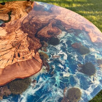 Epoxidový stôl , set konferenčných stolov , epoxidové stoly - 11