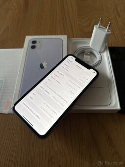 iPhone 11 64 gb Purple - komplet príslušenstvo, záruka - 11