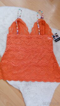 Nočná košieľka XL - oranžová - 11