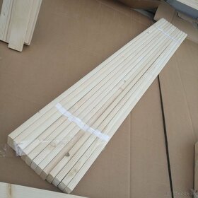 drevena postel 140x200 borovice ze dreva S rostem - 11