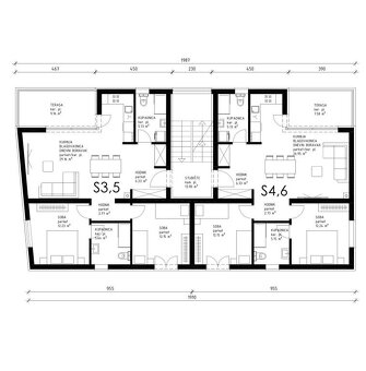 CHORVÁTSKO - Nové apartmány v pokojnej lokalite - SABUNIKE,  - 11