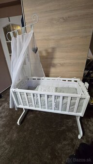 Detská postieľka, kolíska - 11