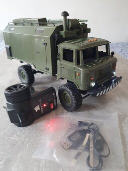 RC Military Truck GAZ 1/16 4WD zelený - 11