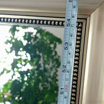 veľké nástenné zrkadlo- vintage- ako nové za polovičnú cenu - 11