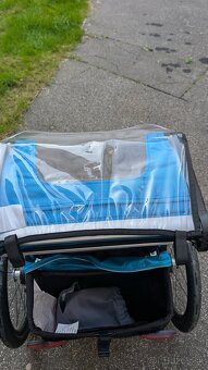 Thule Chariot Sport Blue – TOP STAV, málo používaný - 11