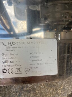 Tlakova cisticka Rothenberger HD 19/180 B - 11