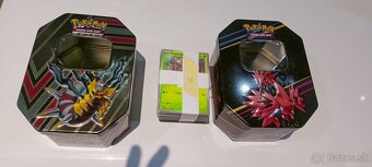 Pokémon sety - karty + plechovky - 11