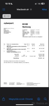 Apple Macbook Air M2 13,6” 256GB - 11