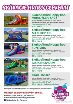 Požičiam SKAKACIE HRADY PRE DETI HAPPY HOP - 11