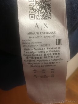 ARMANI EXCHANGE originál pánsky svetrik XL - 11