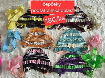 Stary kroj stuhy čepce zápästky - 11