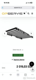 Strešný nosič FRONT RUNNER + Lightbar pre T5 Long - 11