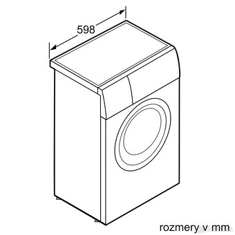 Úzka práčka Bosch WLG20260BY - 11