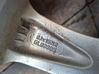 Predám hlinikové disky Reanault/Dacia-R15 --4x100 - 11