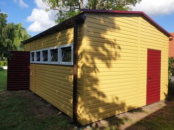 Plechová garáž / hala 5×6,5 m s výškou 2,5 m - 11