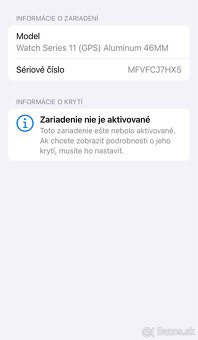 Apple Watch 11 Rose Gold 46mm - nové, neaktivovane - 11