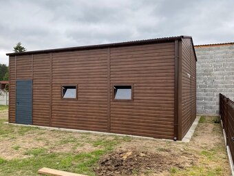🛠️ AKCIA do 30. 9. – Montovaná plechová hala 6×8 m - 11