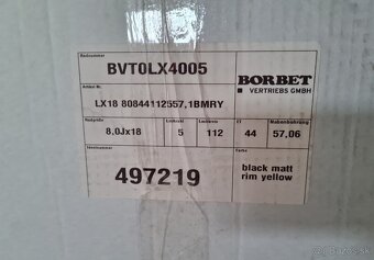 R18 5x112 8J ET44 BORBET LX - 11