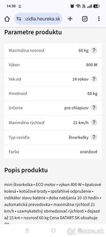 Detská elektrická štvorkolka Buddy Toy Bea - 11