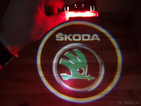 Logo LED projektory do dveri - hologramy SKODA VW AUDI - 11