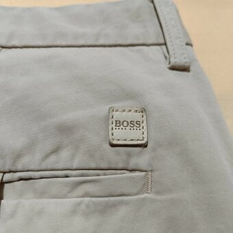 Hugo Boss béžové plátené nohavice chino pants W34 L32 - 11