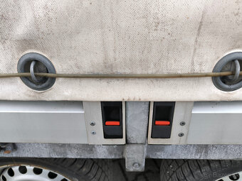 Nákladný príves UNIKOL s plachtou, nosnosť 2420 kg - 11