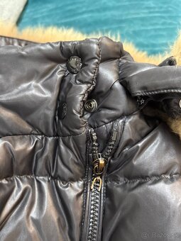 Moncler zimna paperova bunda s pravou kozusinou - 11