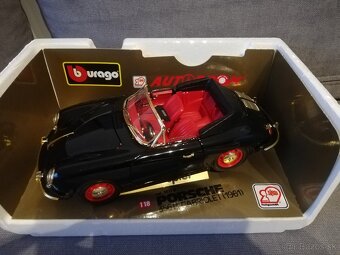 1:18 Porsche 356B Cabriolet 1961 cierna, krabica - 11