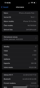 iPhone 15pro max 256gb white - 11