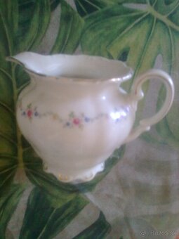 taniere porcelánové, miska a šálka - 11