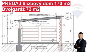 Na predaj 6-izbový domu 170 m2 s dvojgarážou 72 m2 v obci To - 11