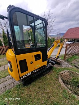 Prenájom minibagra JCB 16c - 11