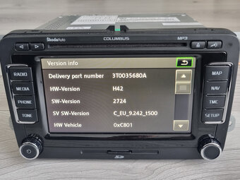Skoda Columbus 2011 RNS510 Navi LED Mapy V17 2020 - 11