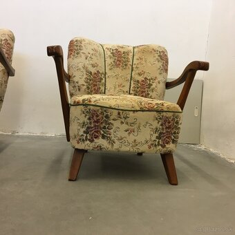 Vintage Retro kreslo HALABALA Art Deco 2ks na renovaciu - 11