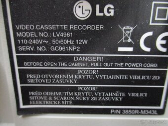 LG LV4961 hifi stereo video - 11