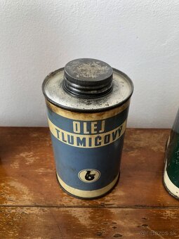 Predám originálne plechovky od olejov k starým motocyklom - 11