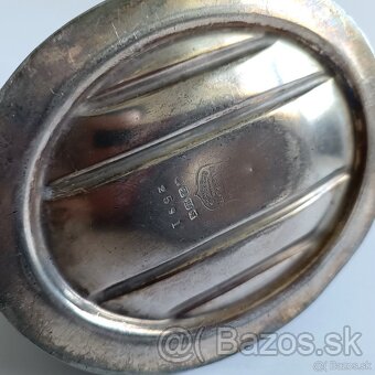 Tradičný postriebrený viktoriánsky čajník s rohovinovou úchy - 11