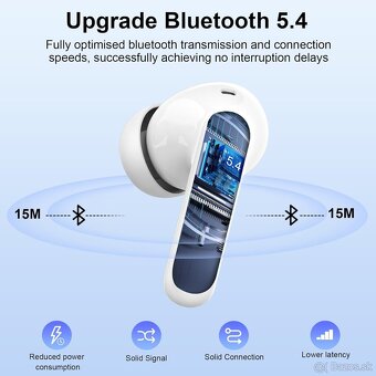 Bezdrôtové slúchadlá Btootos A90 Pro – Bluetooth 5.4, ENC - 11