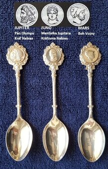 Investičné Striebro–zberateľská sada bohov Ríma-Londýn 1971 - 11